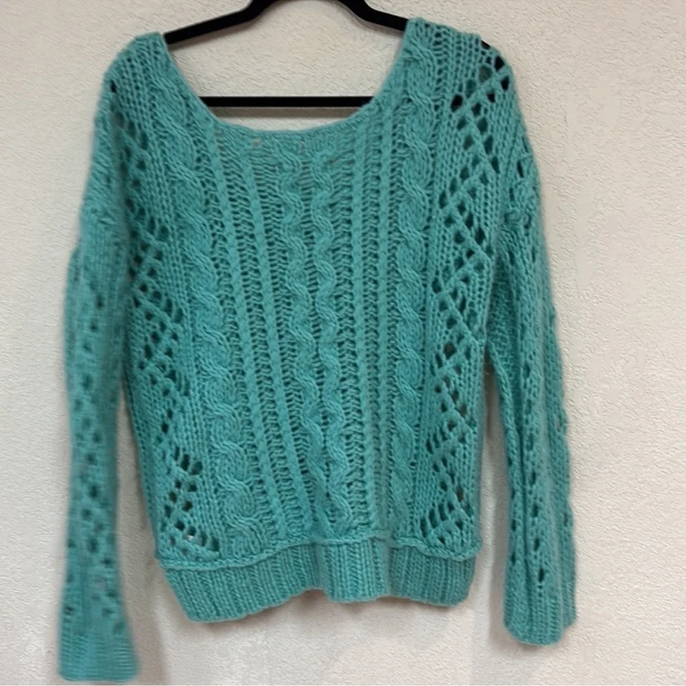 Free People Open Knit Sweater